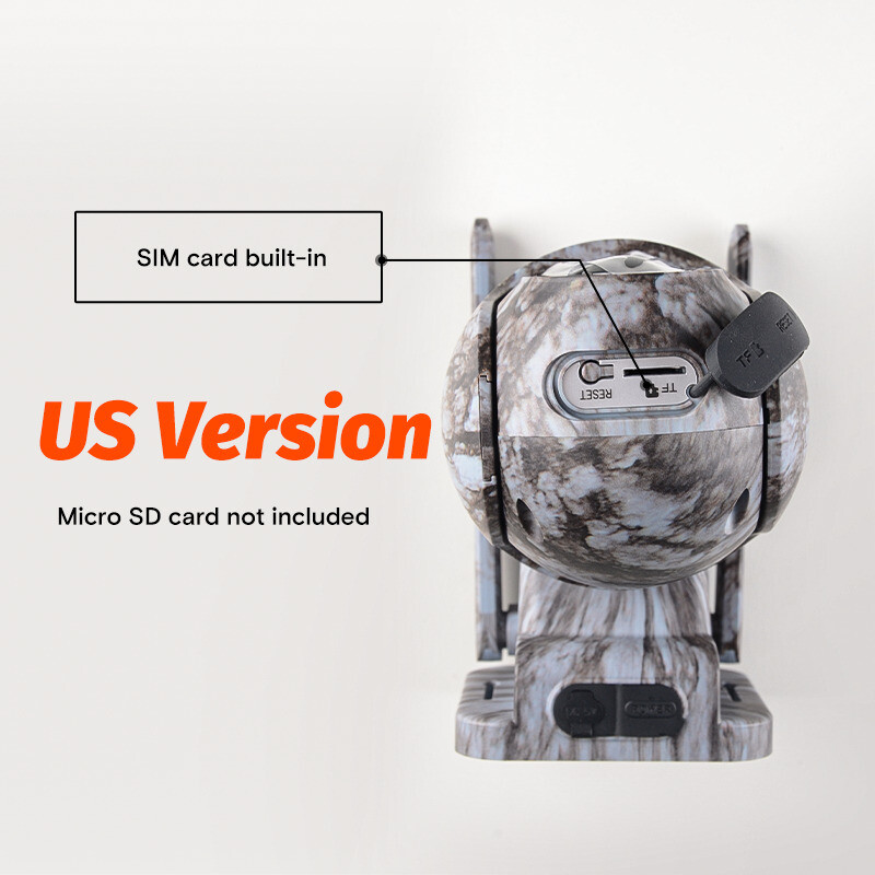 4G LTE Cellular Trail Camera Solar Trail Camera PTZ Cellular Security Camera