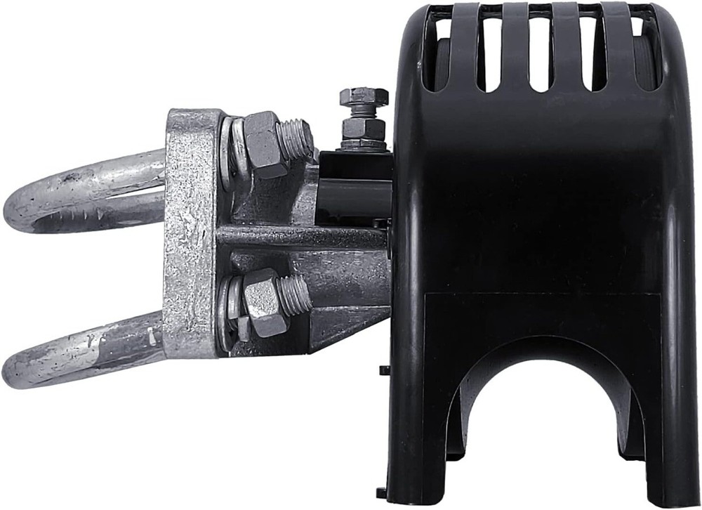 Covered Cantilevered Gate Rollers, for Round 4" Post, 2-3/8" Gate Frame