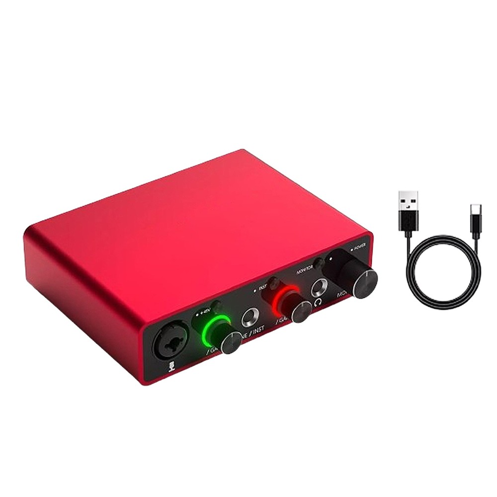 Best Seller Gen USB Audio Interface with USB-C&Phantom Power (3rd Generation)