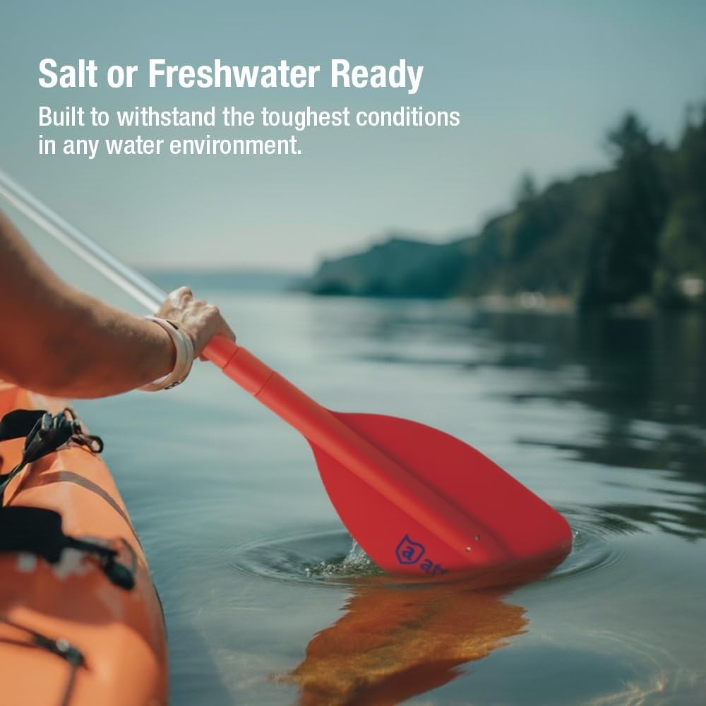 Emergency Telescoping Boat Paddle Orange
