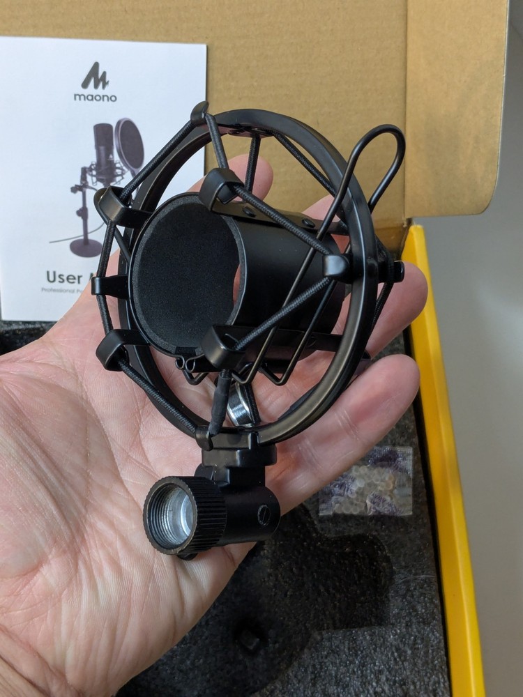 Desktop USB Microphone (Maono AU-A04 Series) w/ Stand & Pop Filter