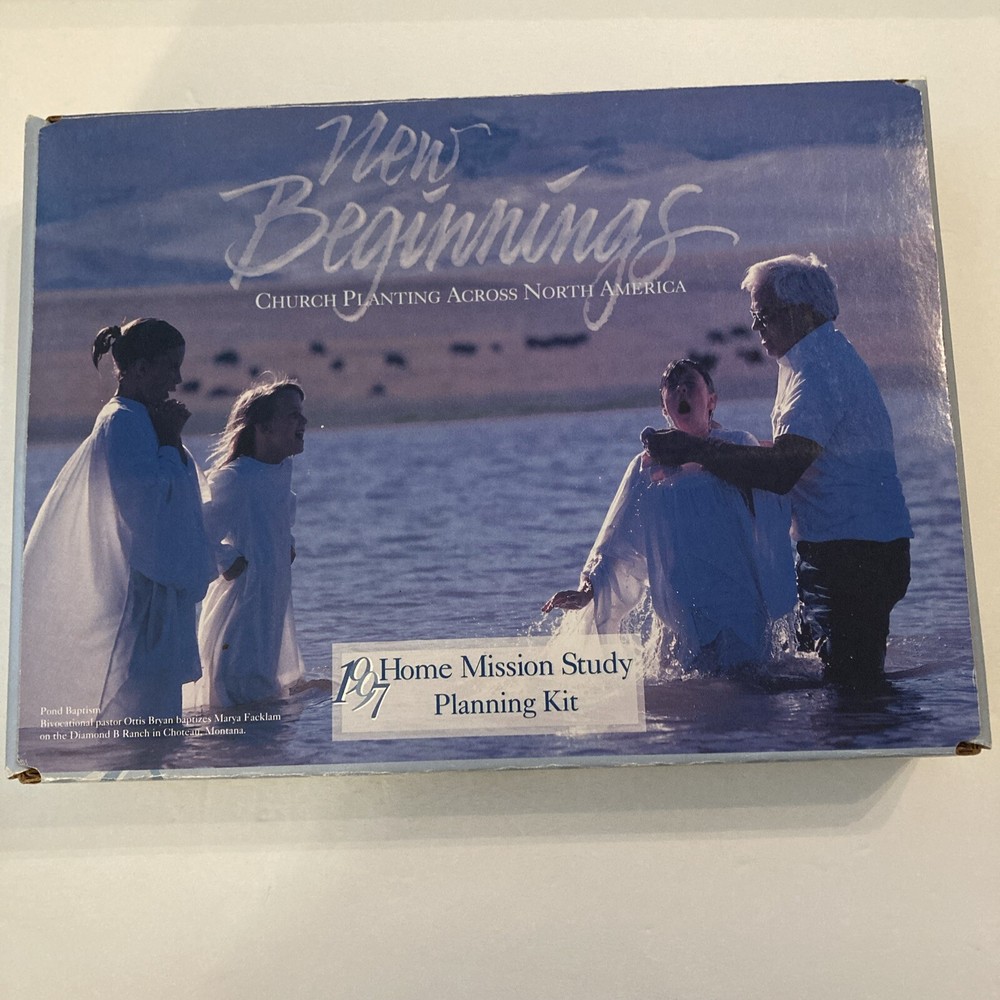 1997 New Beginnings Church Home Missions Study Planning Kit Annie Armstrong