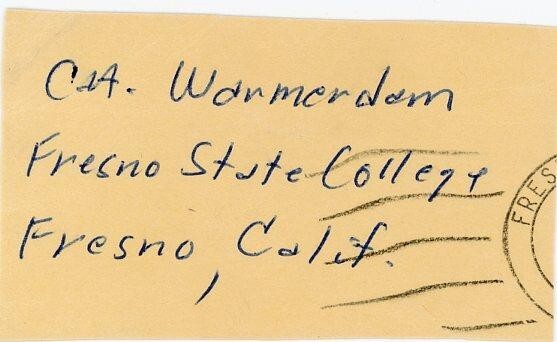 Cornelius Warmerdam - Clipped Signature