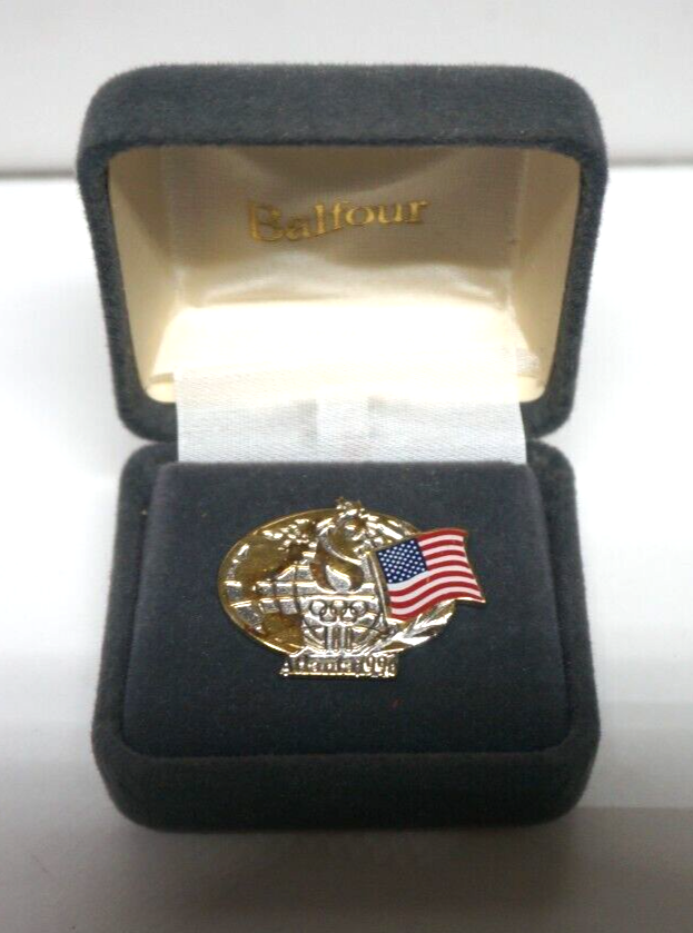 USA 1996 Atlantic Olympic Pin Back by Belfour