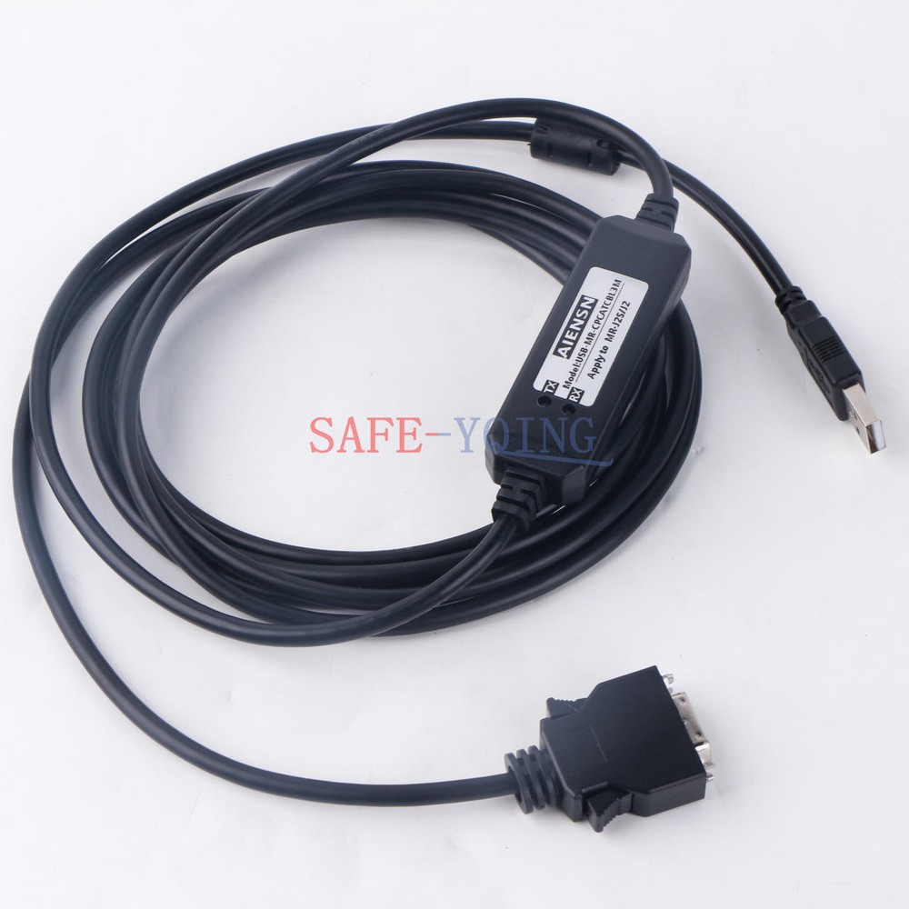 ONE USB-MR-CPCATCBL3M Programming Cable for Mitsubishi Servo MR-J2S/J2 New