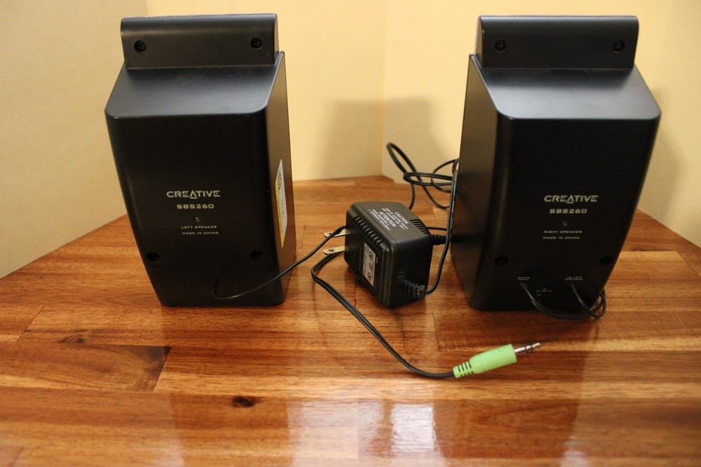 Creative SBS 260 Computer Speakers Tested Fully Functioning