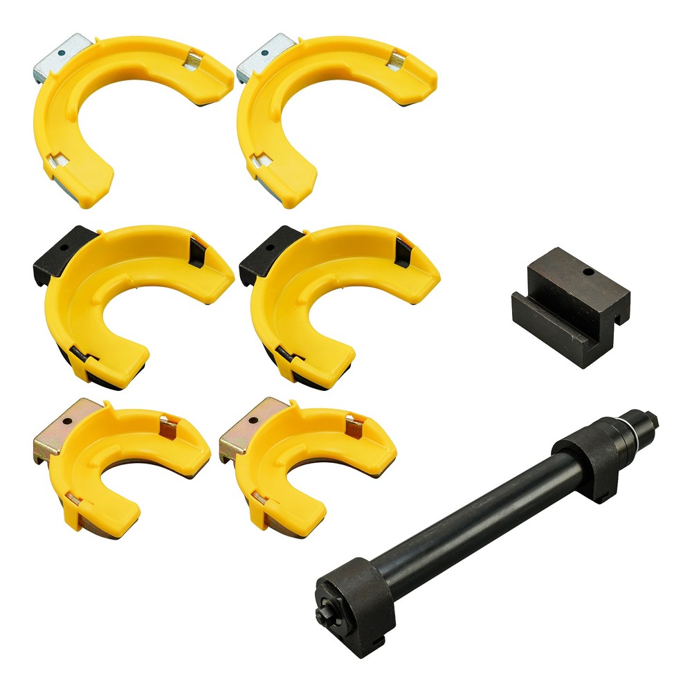 Macpherson Strut Coil Spring Compressor Interchangeable Fork Extractor Tool 14pc