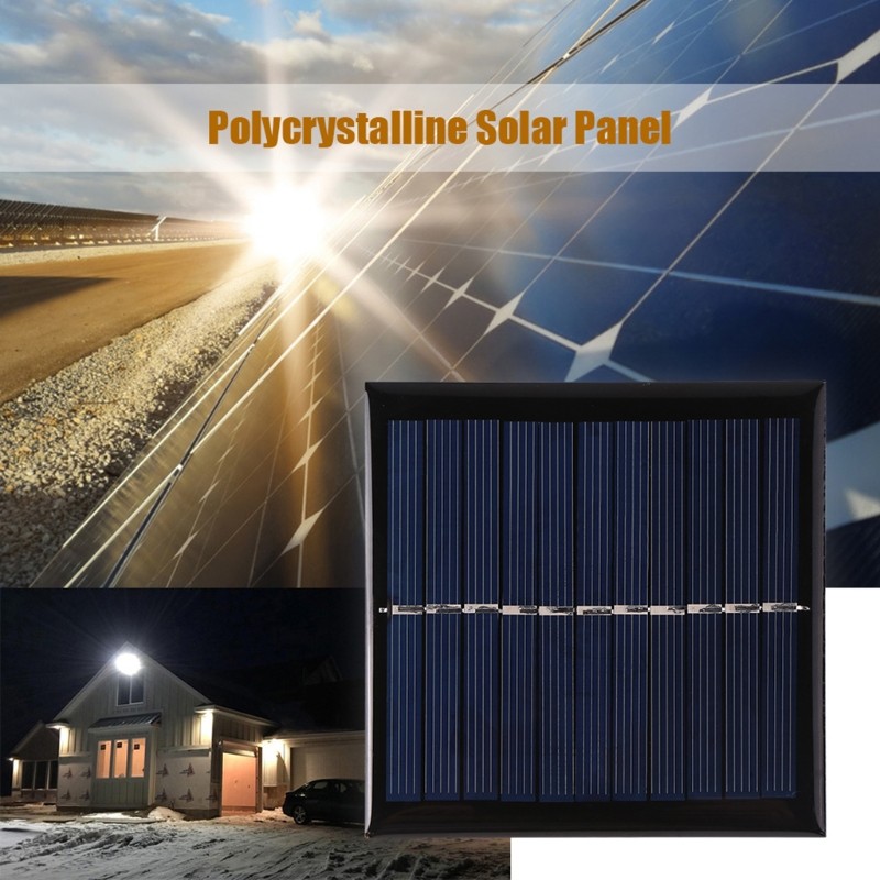 1W 5.5V USB Mini Solar Panel DIY Solar System Solar Power External Battery
