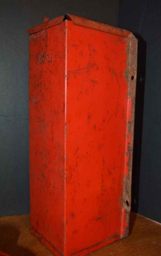 ANTHES FORCE OILER CO. KEROSENE Road Flares Orig. Storage Case EMPTY