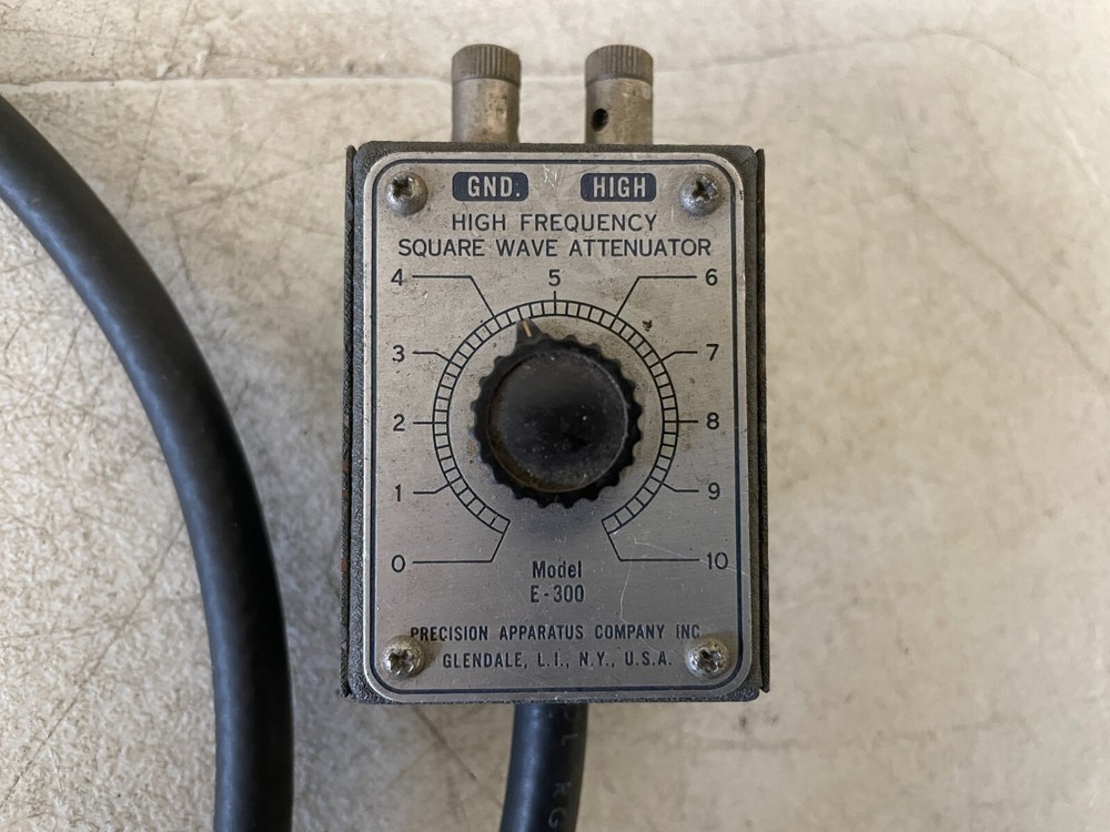 Precision Apparatus E-300 High Frequency Square Wave Attenuator – GND/High Input