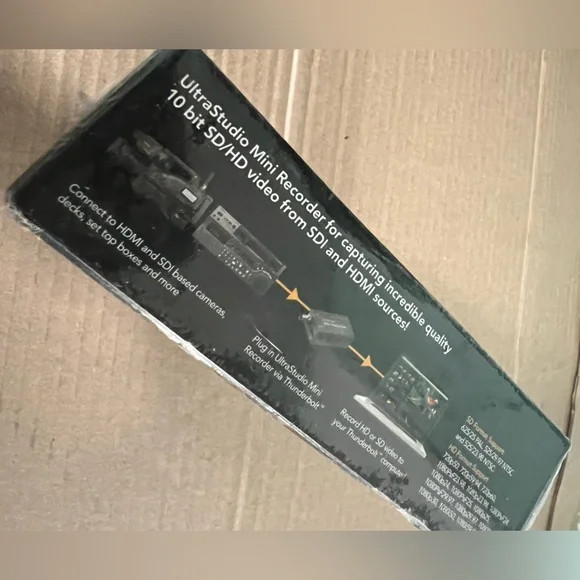 NIB Blackmagic Design UltraStudio Mini Recorder Streaming Device Thunderbolt