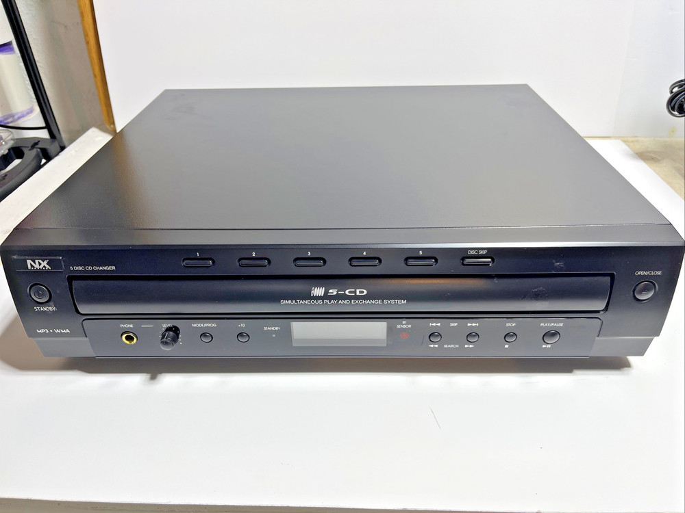 Nextech N500-D 5 Disc Cd Changer +Remote- Tested - Working