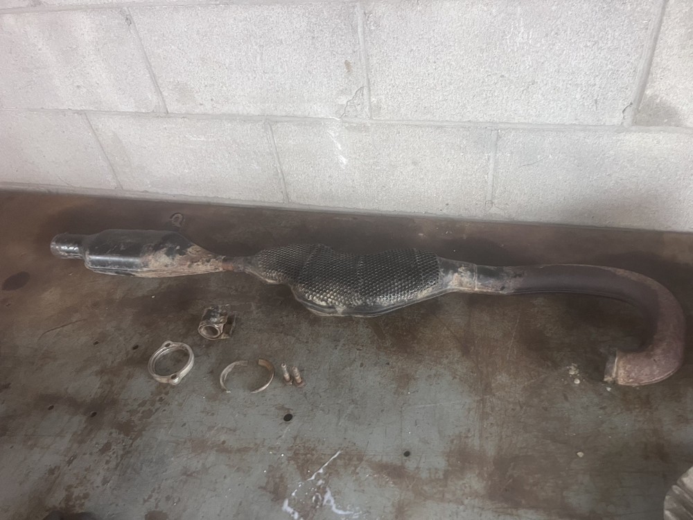 1976 Kawasaki KT250 Exhaust Pipe