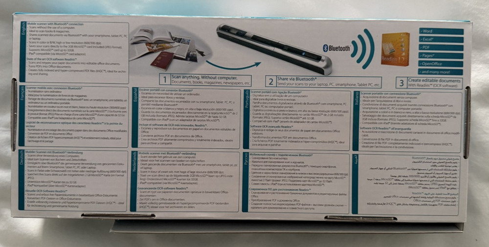IRIScan Book 2 Executive Handheld Scanner