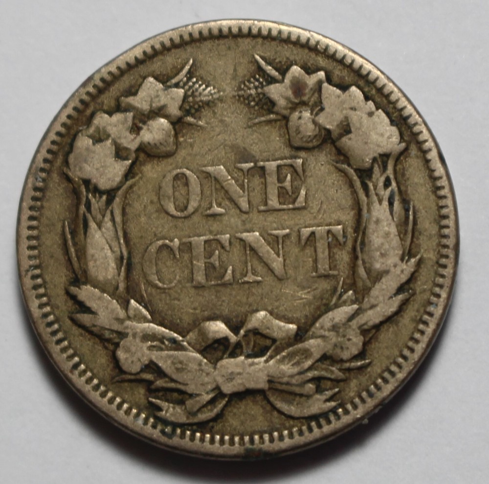 1858 Large Letters Flying Eagle Cent M747