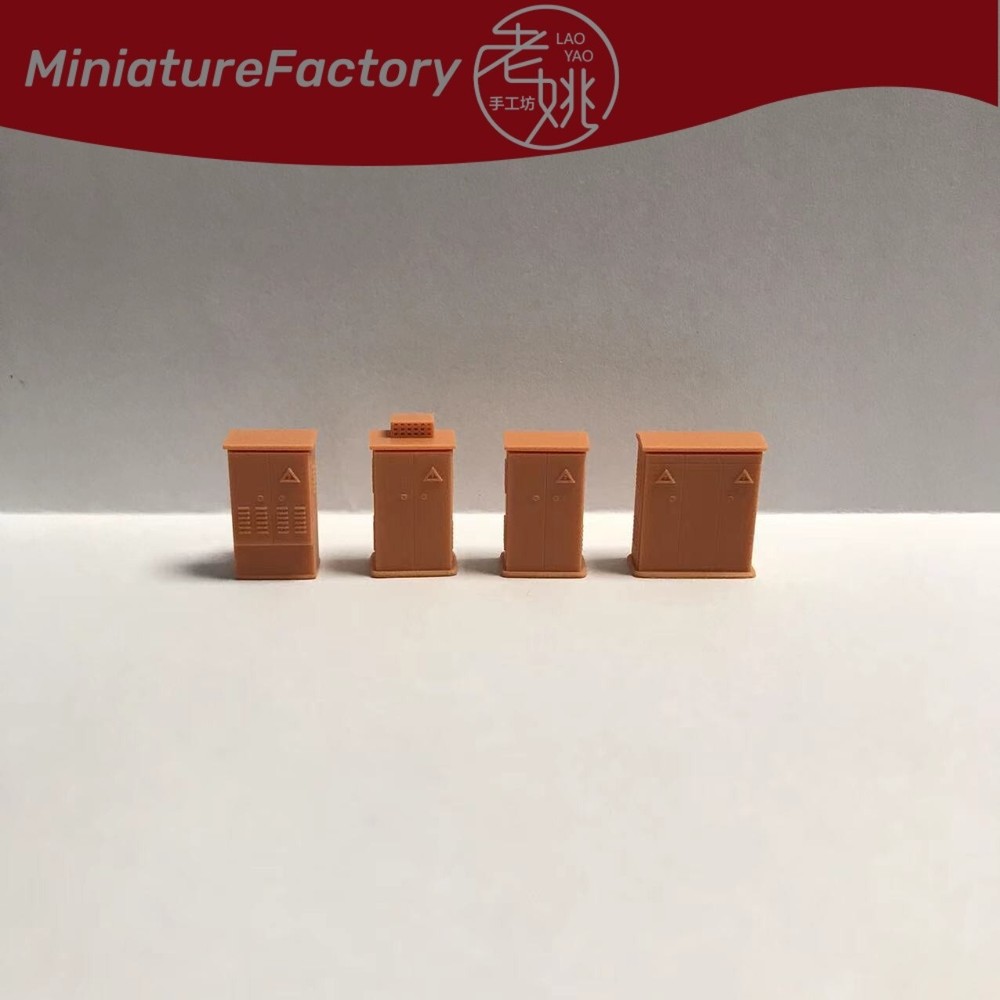 Electrical Distribution Transformer Boxes 1:64 S Scale Railroads Scenery