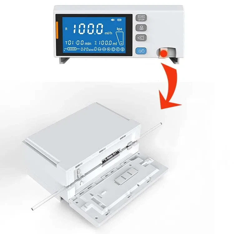 4.3 inch Infusion Pump Multiple Infusion modesTouch Screen Stackable type IV