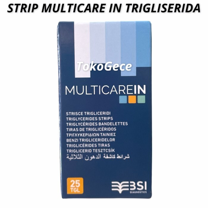 MULTICARE-IN Triglycerides Electrode Test Strips 25 PCS Strips