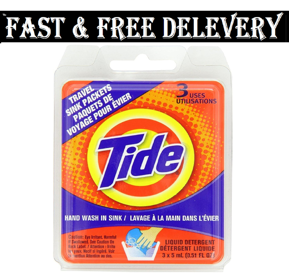 Tide Travel Sink Packets Size 3ct