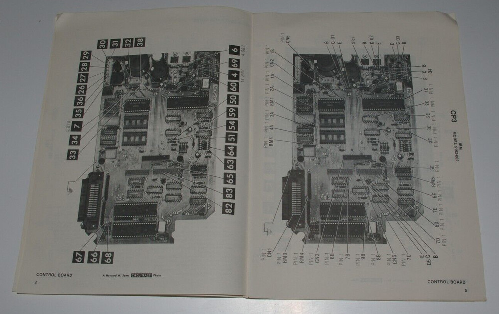 SAMS Computer Facts CP3 IBM Printer Model 5152-002 Technical Service Data