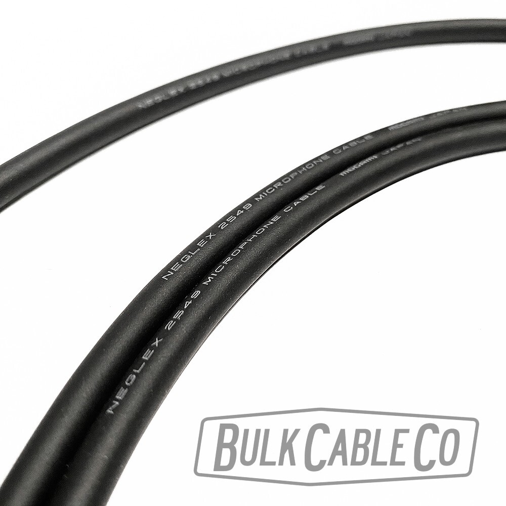 12 FT - Mogami 2549 Microphone Cable - Bulk - Stage & Studio XLR/TRS Mic Cord