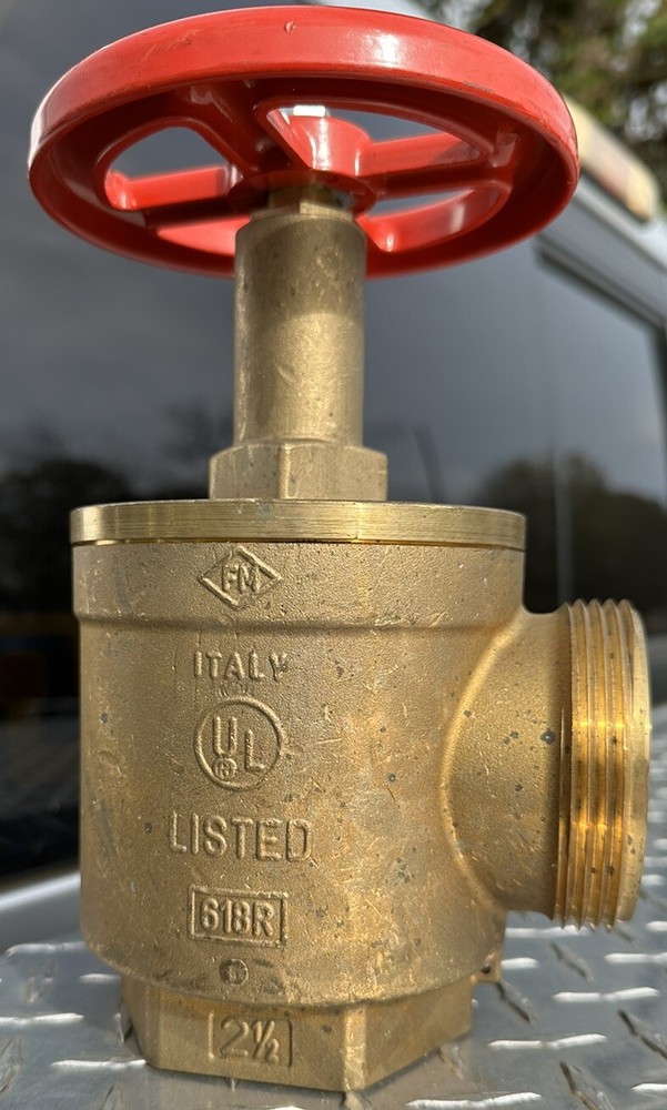 NOS 2 1/2" FIRE HOSE VALVE A56 618R UL ULC