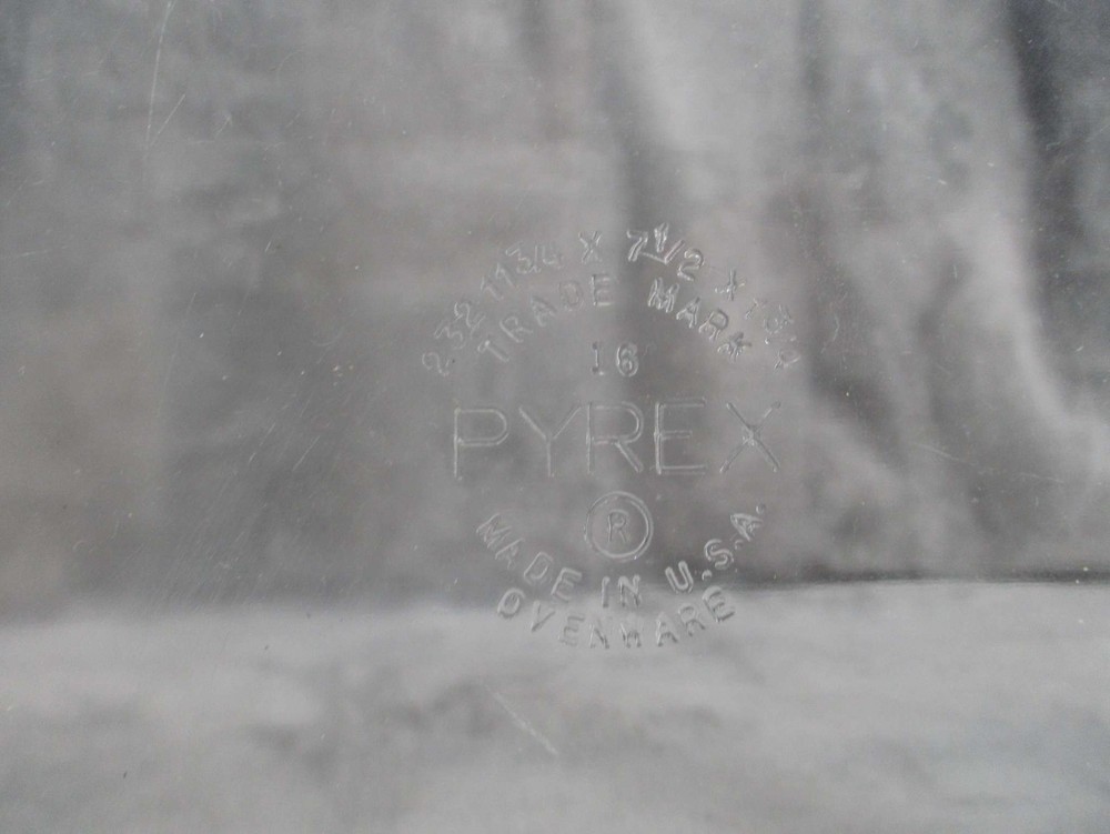 Anchor Hocking Glass Baking Dish Rectangular Square Set 2 pcs Clear Used