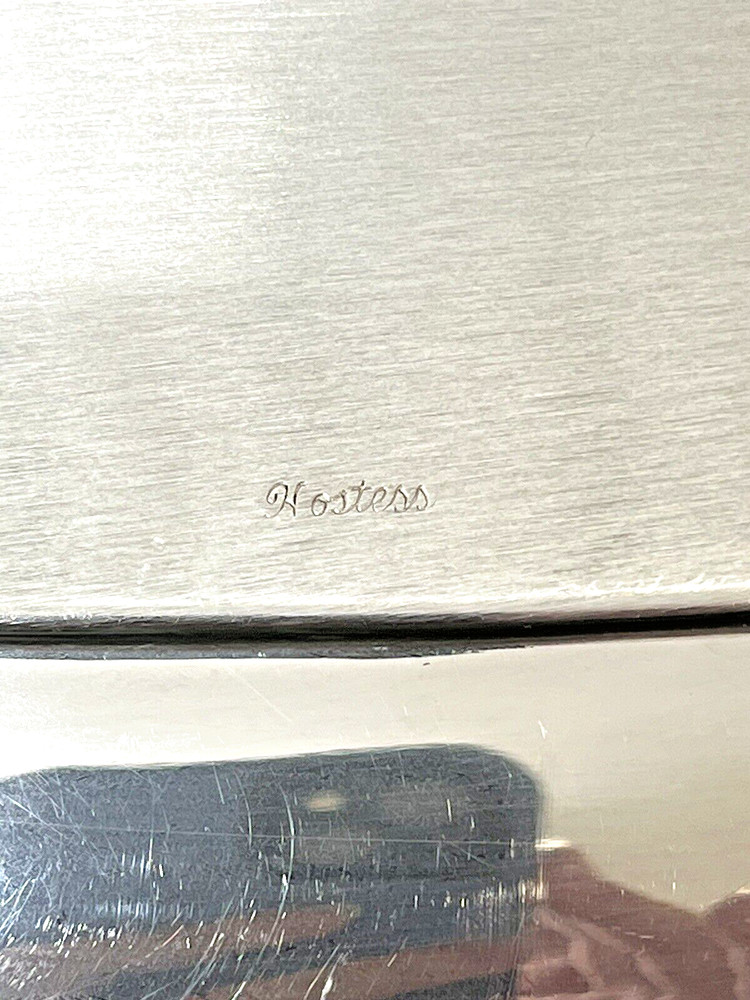 Reed & Barton Sterling Silver 15" Rectangular Tray 784 Gr. W/Monogram