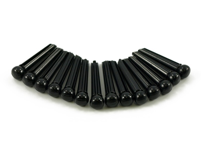 NEW - Black Plastic Bridge Pins - 50 Pieces