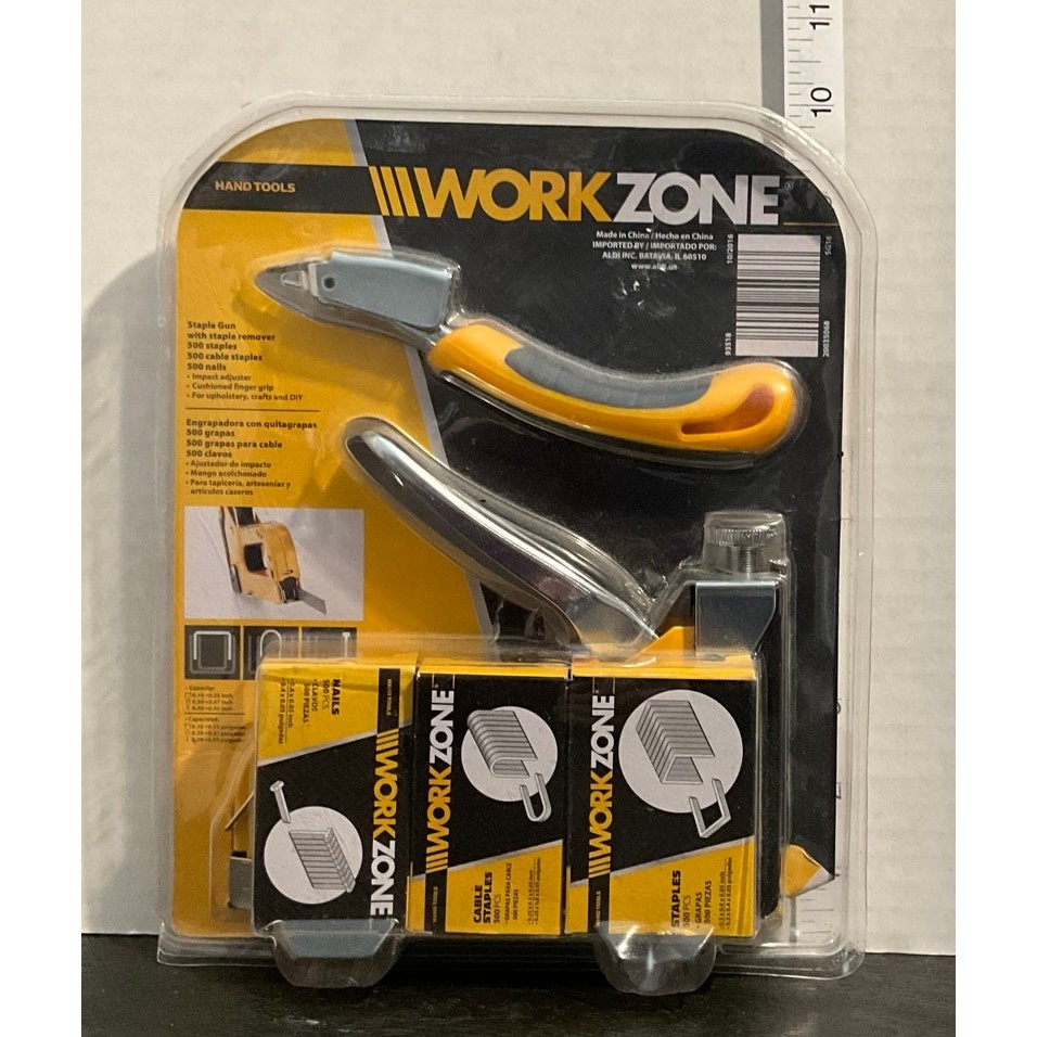 Sealed Work Zone Staple Gun with Remover