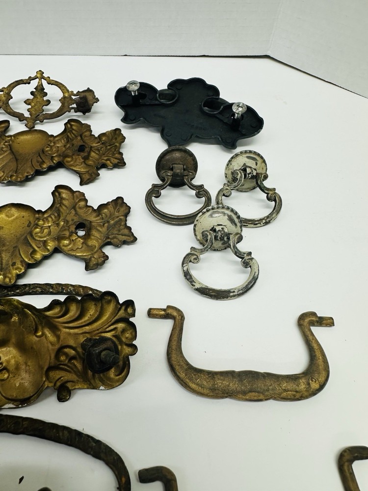 Metal And Brass Handle And Pull Lot