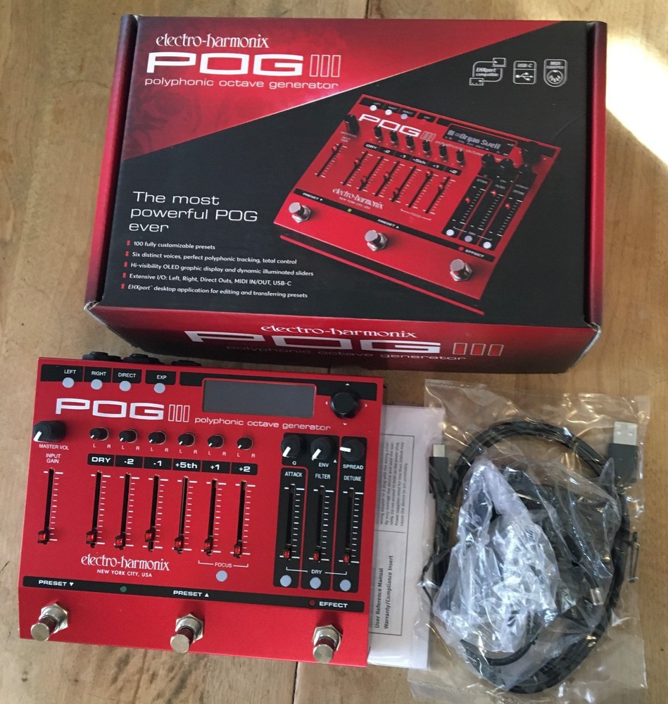 Electro Harmonix POG III Polyphonic Octave Generator / EHX POG 3