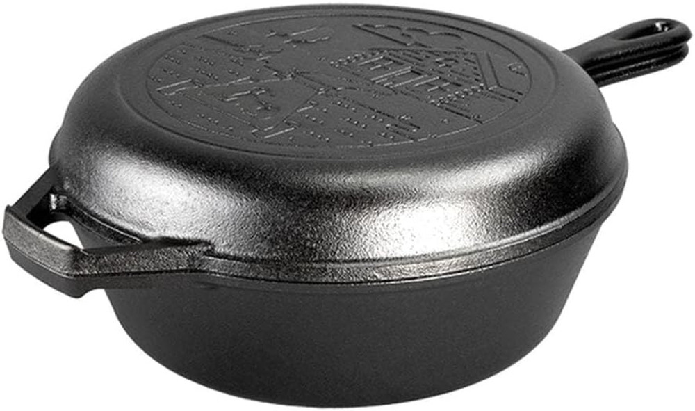 Cast Iron Wanderlust Series, Cabin Combo Cooker, 3.2 Quart​