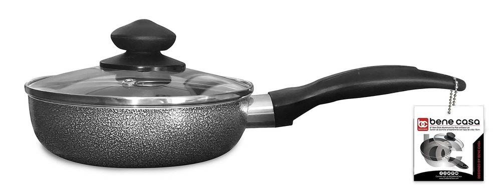 Frypan N/S 6" w/ Glass Lid