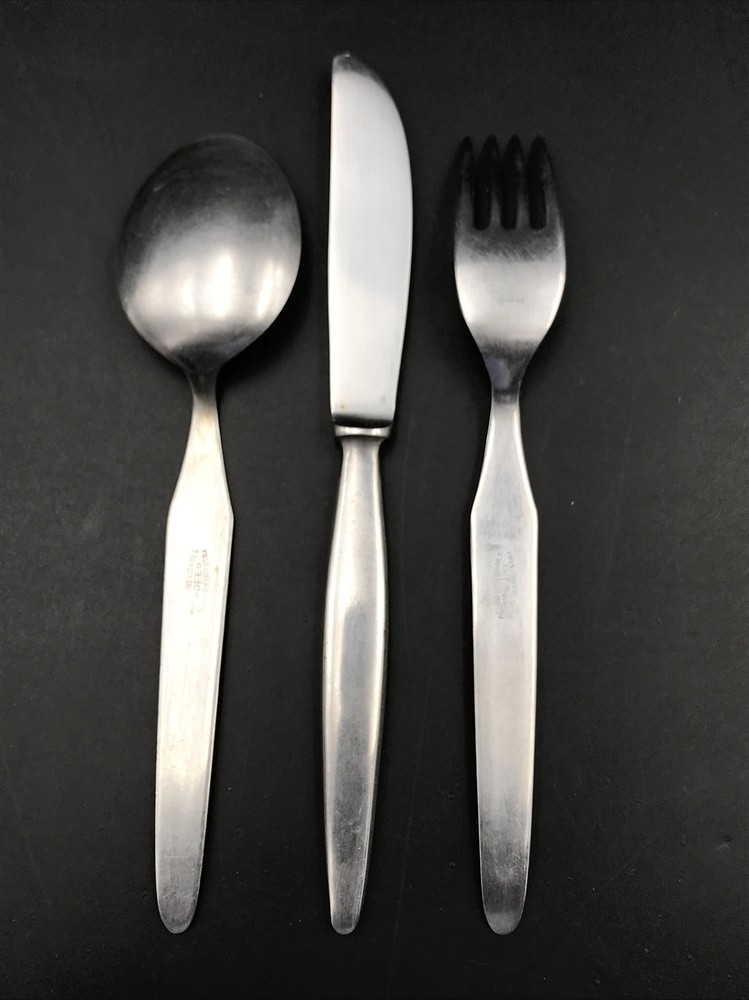 VTG Fix & Foxi Flatware Set Spoon Knife Fork ORFEO Argentina Lupini