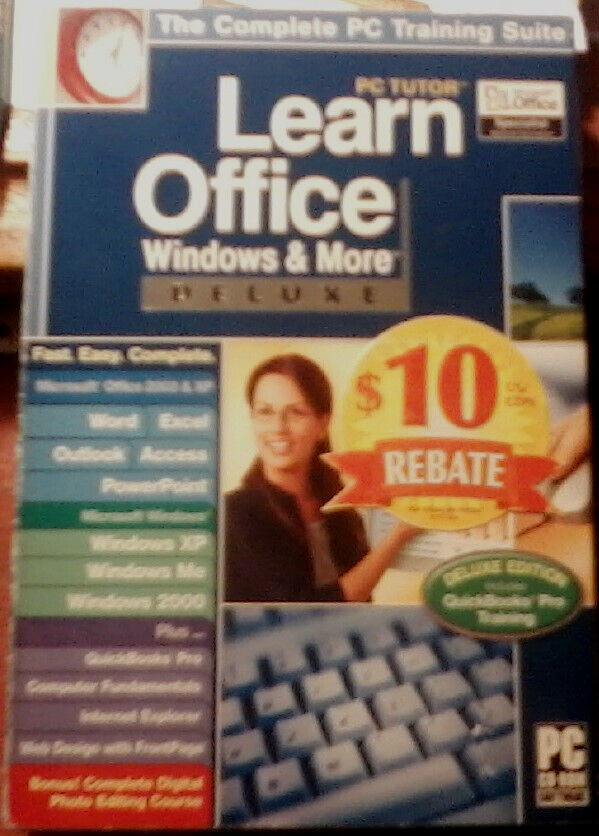 PC Tutor Learn Office Windows & More Deluxe: The Complete PC T (PC CD-Rom 2004)