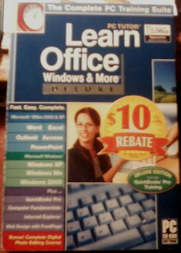 PC Tutor Learn Office Windows & More Deluxe: The Complete PC T (PC CD-Rom 2004)
