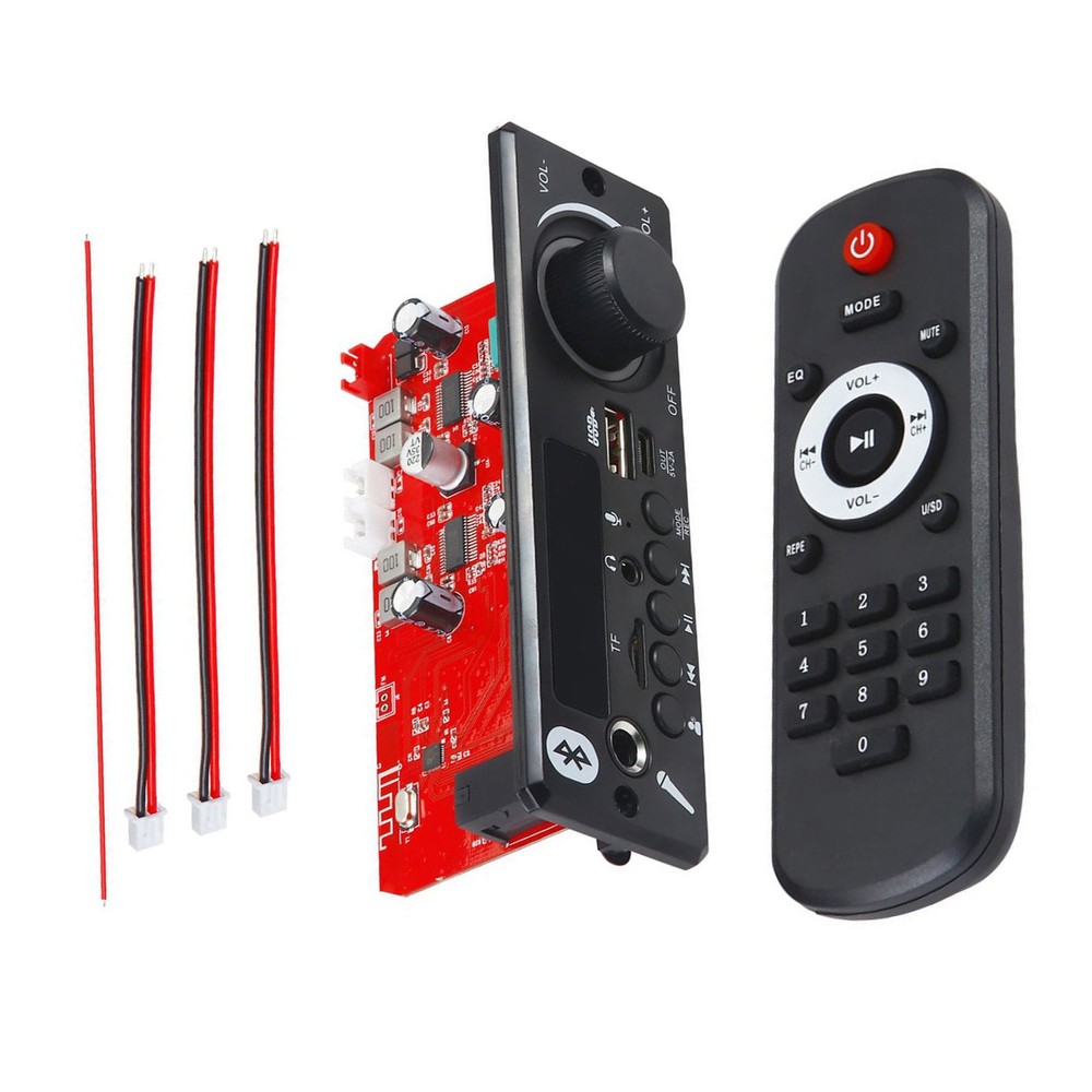 MP3 Decoder 160W Audio Amplifier Bluetooth 5.0 DC12V Multi-scenario Applications