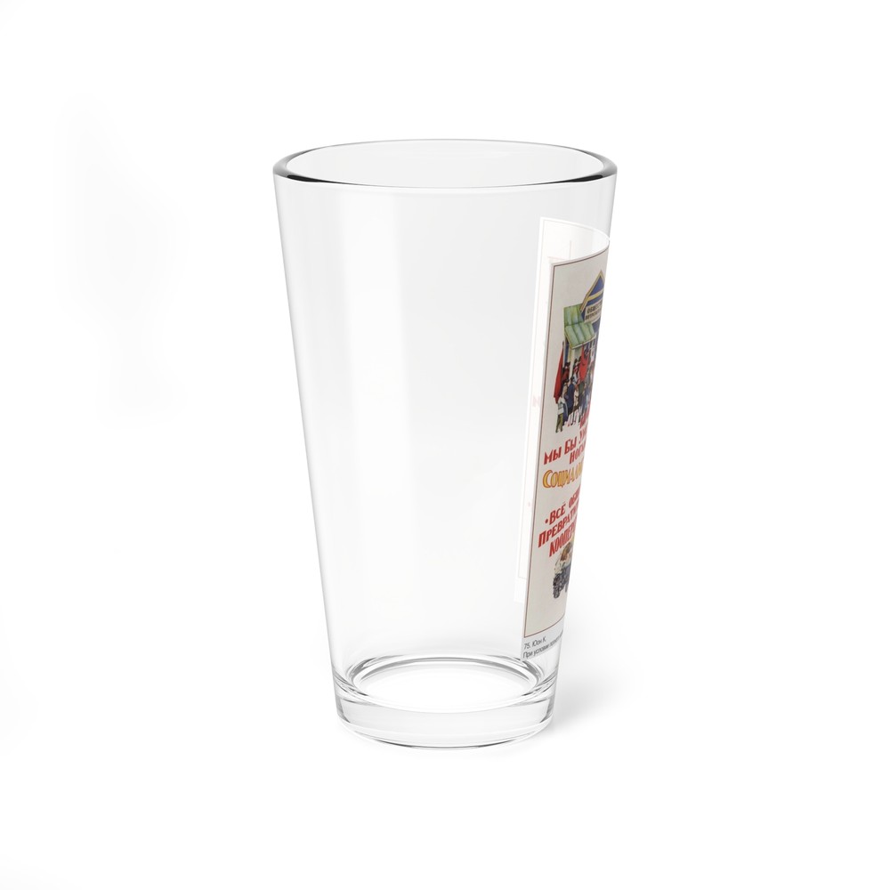 Soviet Era Poster 370 - Pint Glass 16oz