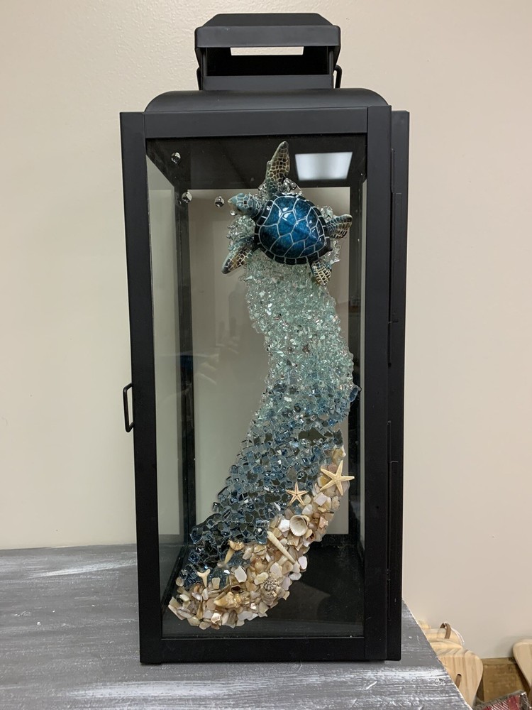 candle lantern for home decor 23”x9"