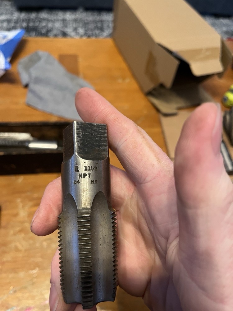 NPT Pipe Taps Greenfield 5 Sizes