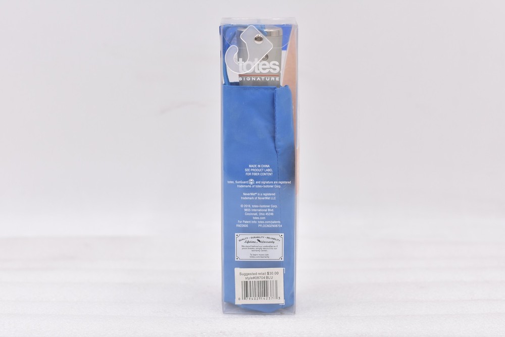 Totes Signature SunGuard 44" Coverage Umbrella - Blue
