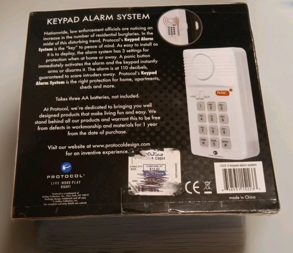 Keypad Alarm System By Protocol New In Box