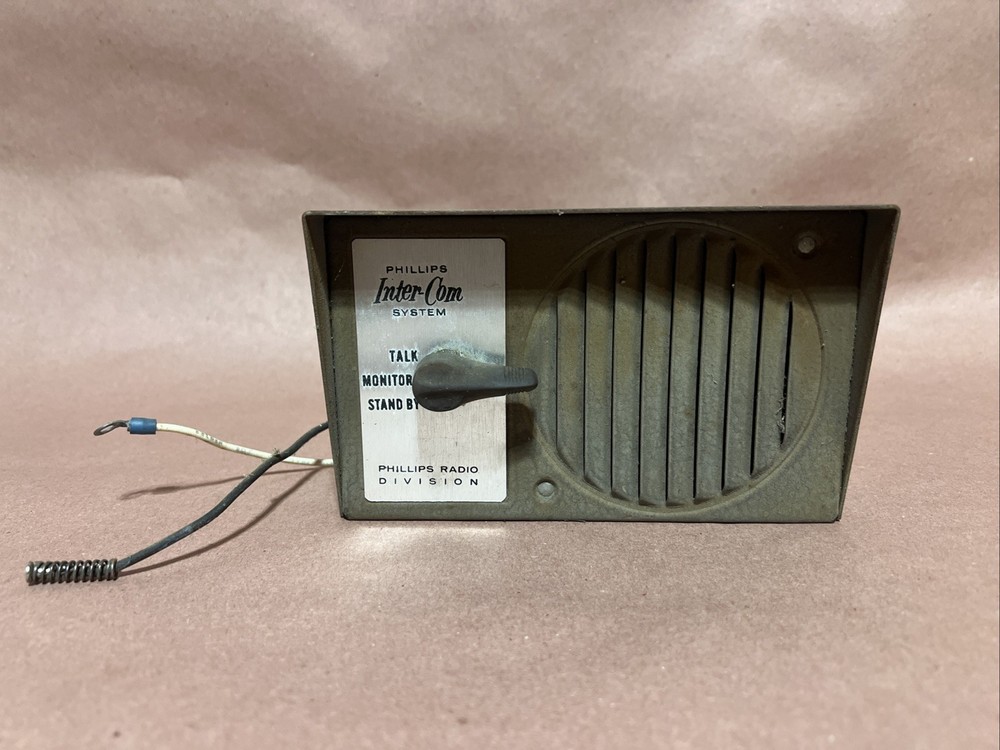 Vintage Phillips Inter-Com System Radio