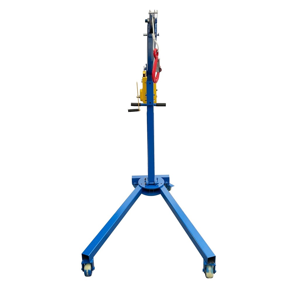 Folding Elevator 1100LBS Hand Lift Crane Hoist Winch