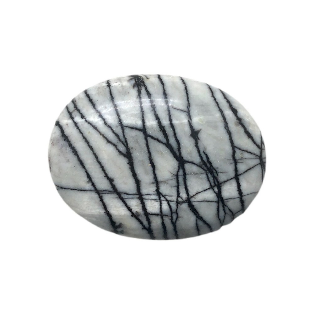 Spider Web Jasper Palmstone - Beautiful Metaphysical Stone