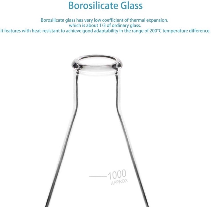 1000 ml Erlenmeyer Fermenter Flask