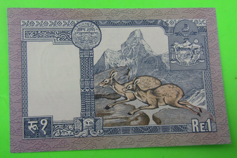 NEPAL, 1 RUPEE, P#22, ND(1974), UNC