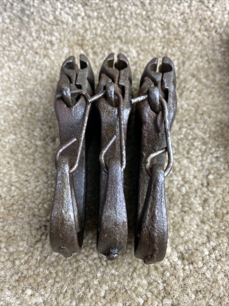 Vintage Cast Industrial/Farm Track Hooks