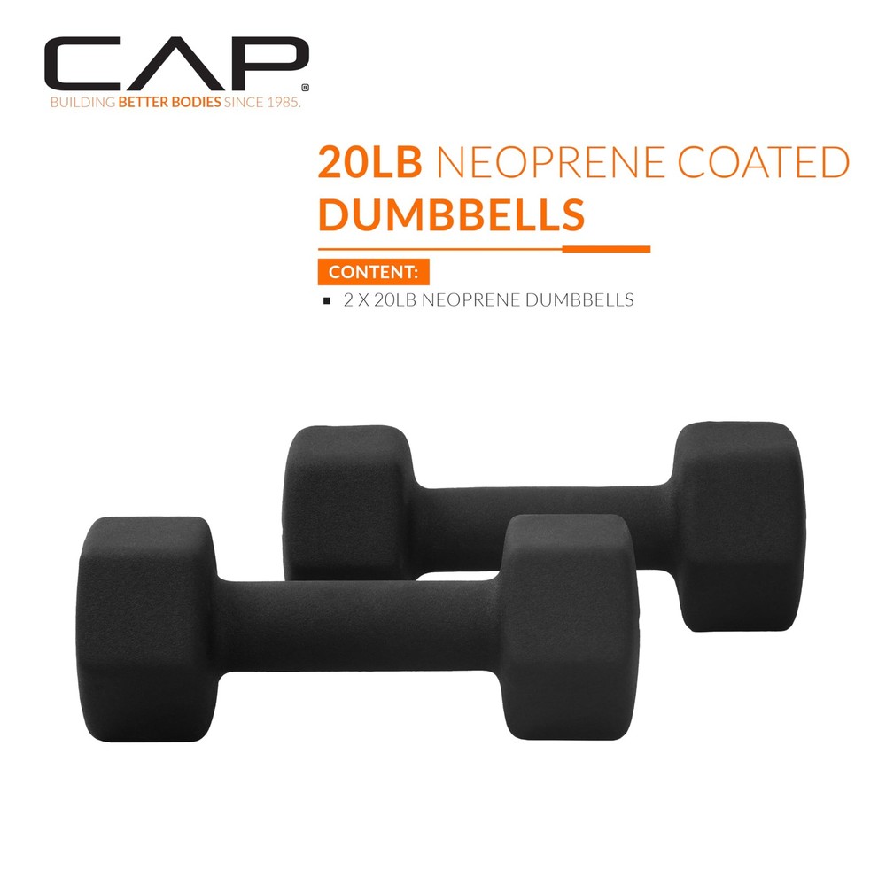 CAP 20 lb Neoprene Dumbbell Pair